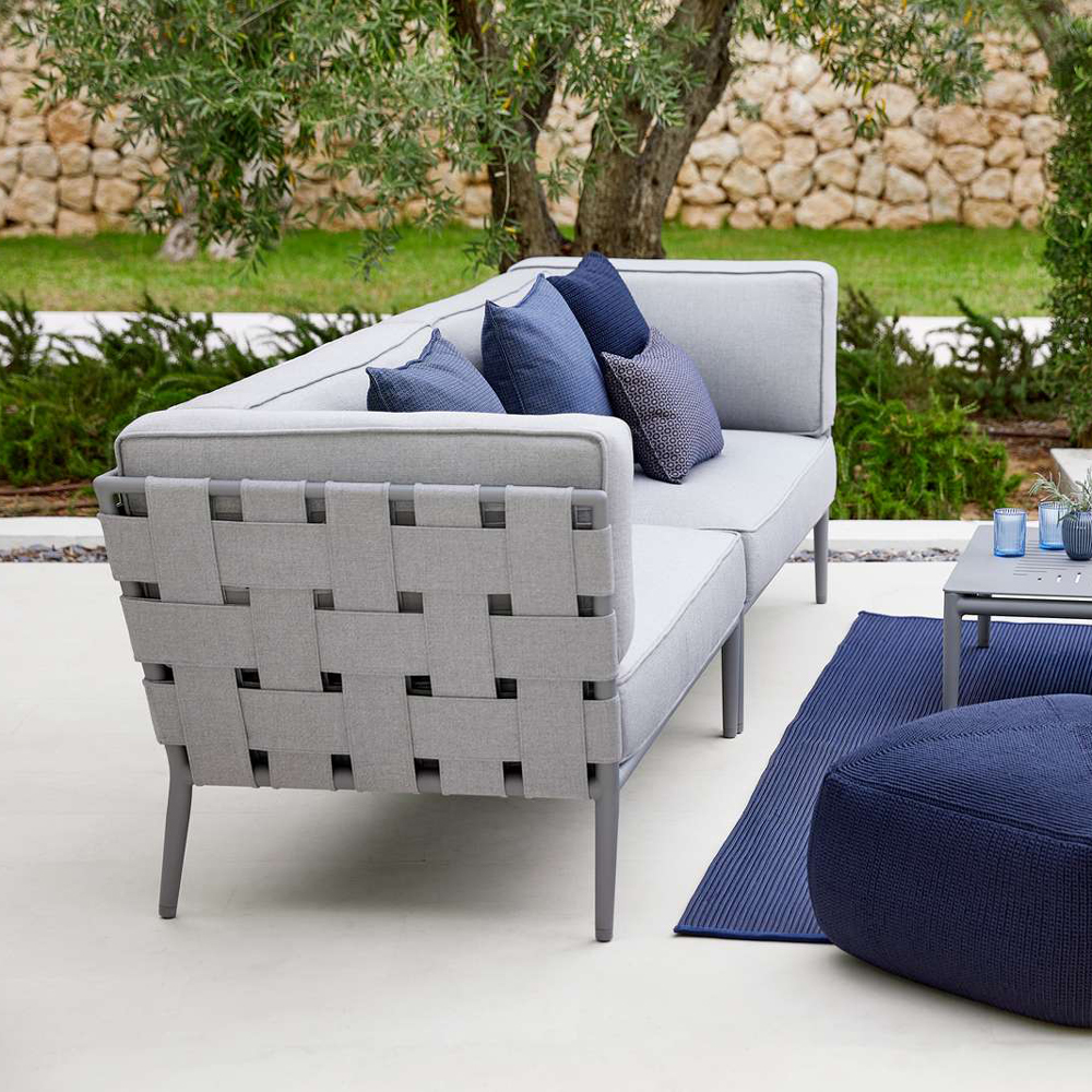 Caneline Conic 3 Seater Sofa